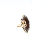 Marquise Smoky Quartz Ring