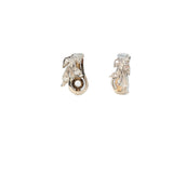 Leaf Design Diamond Earrings