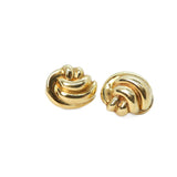 Gold Twist Earrings