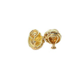 Gold Twist Earrings