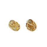 Gold Twist Earrings