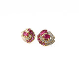 Ruby Statement Earrings