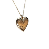 14k Gold Heart Locket Necklace