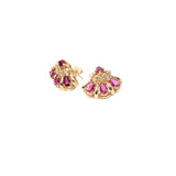 Vintage Franklin Mint Ruby Earrings