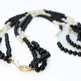 Onyx and Pearl Choker