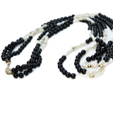 Onyx and Pearl Choker