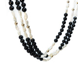 Onyx and Pearl Choker