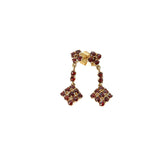 Garnet Dangly Earrings