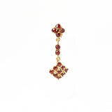 Garnet Dangly Earrings