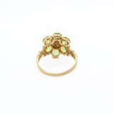 Vintage Nissko Peridot Flower Ring