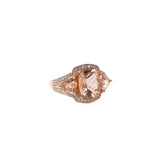 Morganite and Diamond Ring