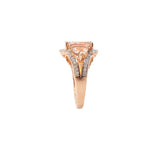 Morganite and Diamond Ring