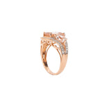 Morganite and Diamond Ring