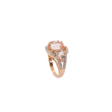 Morganite and Diamond Ring