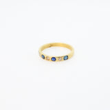 Sapphire and Diamond Band