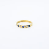 Sapphire and Diamond Band