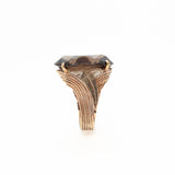 Rope Mounted Citrine Ring