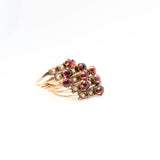 Ruby and Sapphire Harem Ring