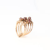 Ruby and Sapphire Harem Ring