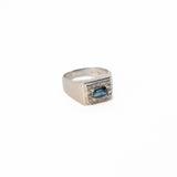 Square Sapphire Ring