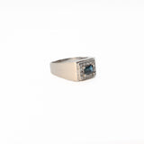 Square Sapphire Ring