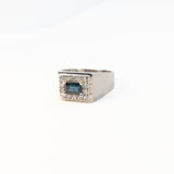 Square Sapphire Ring