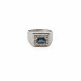 Square Sapphire Ring