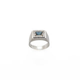 Square Sapphire Ring