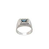 Square Sapphire Ring