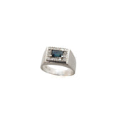 Square Sapphire Ring