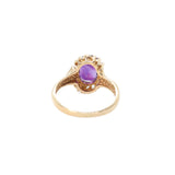 Amethyst and Diamond Ring