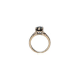 Black Diamond Engagement Ring