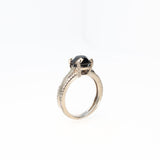 Black Diamond Engagement Ring