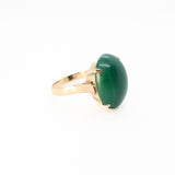 Oversized Malachite Ring