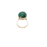 Oversized Malachite Ring