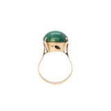 Oversized Malachite Ring