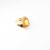 Modern Citrine Ring