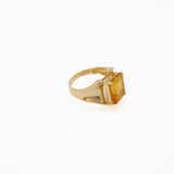 Modern Citrine Ring