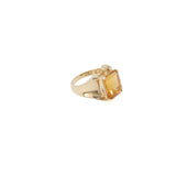 Modern Citrine Ring