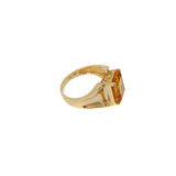 Modern Citrine Ring