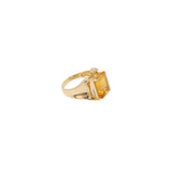 Modern Citrine Ring