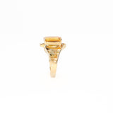 Modern Citrine Ring