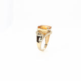 Modern Citrine Ring