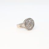 Extravagant White Gold Diamond Ring