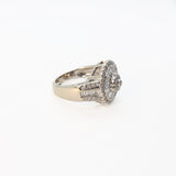 Extravagant White Gold Diamond Ring