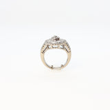 Extravagant White Gold Diamond Ring