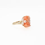 Coral Rose Ring