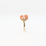 Coral Rose Ring