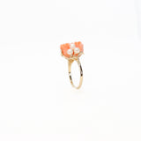 Coral Rose Ring