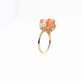 Coral Rose Ring